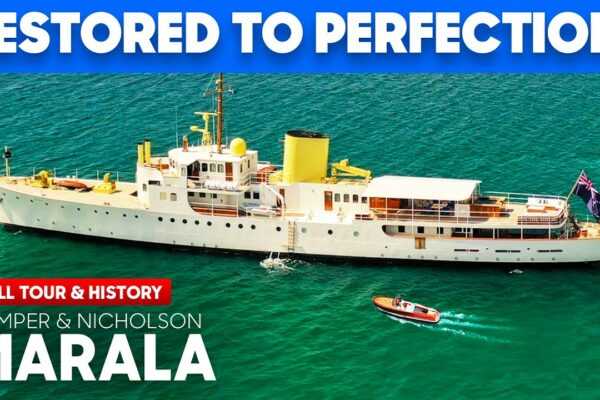 MARALA: Cel mai atemporal tur clasic de superyacht (Capodopera din 1931 restaurată!)