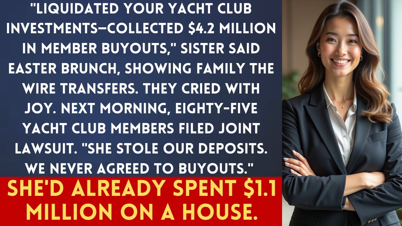 Sora mea a „închis” abonamentele la clubul meu de iaht – Apoi 85 de membri au dat în judecată pentru depozitele lor de 50.000 USD înapoi