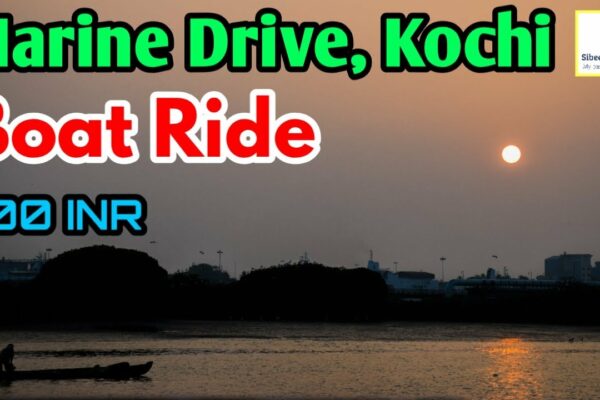 100 de rupii plimbare cu barca Marine Drive, Kochi, India de Sud – plimbare uimitoare cu barca pentru 2 dolari