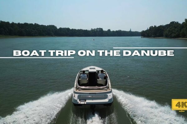 Excursie cu barca pe Dunare - Video cu drona cinematografica 4K