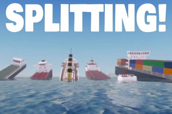 Scufundarea TOATE navele care pot fi împărțite odată în simulatorul Sail And Sink [Timelapse]