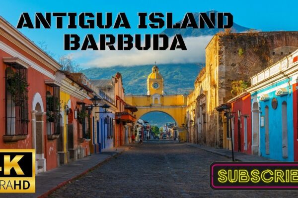 Insula Antigua Imagini uimitoare cu drone 4k și plimbare în Antigua și Barbuda