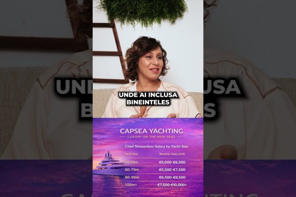Ce te împiedică să începi o carieră pe un superyacht? 🌍⚓