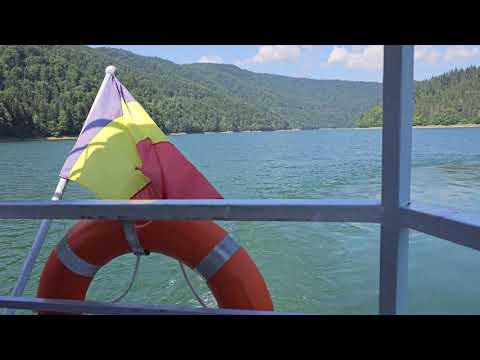 Am fost în portul Bicaz și am făcut o plimbare pe lacul Bicaz cu vaporul Reșița