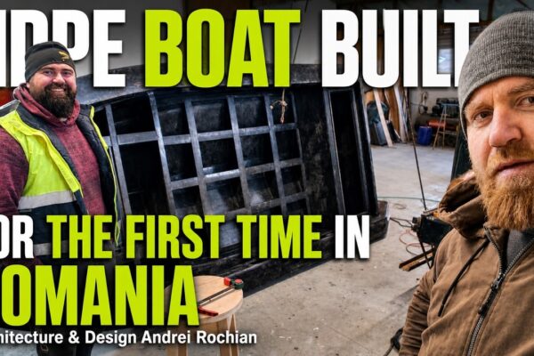 PRIMA BARCĂ TERMOPLASTIC HDPE CONSTRUITĂ ÎN ROMÂNIA Arhitectură & Design Andrei Rochian