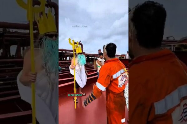 Trecerea Ecuatorului | De la Pollywog la Shellback | Seafarer Traditio #shorts #tradition