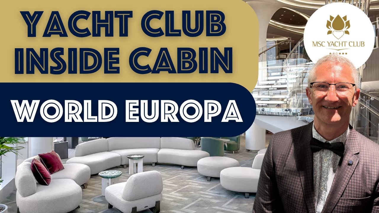 Tur MSC World Europa Yacht Club în interiorul cabinei | Puntea 16 Cabină 16018 Tur complet
