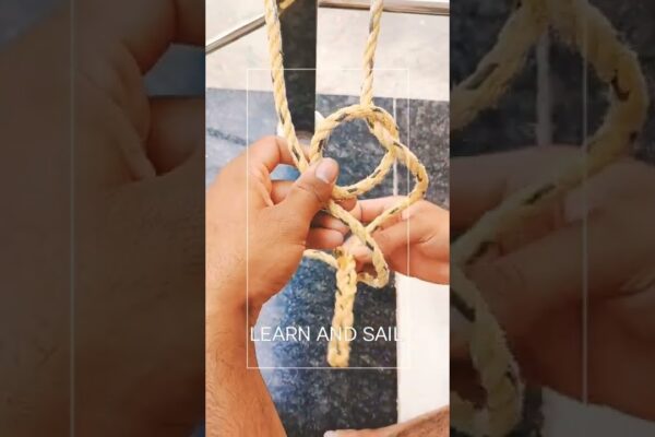 CUM TIE BOWLINE KNOT EASY WAY #knot #SHIP #SAILOR #learner #onboard